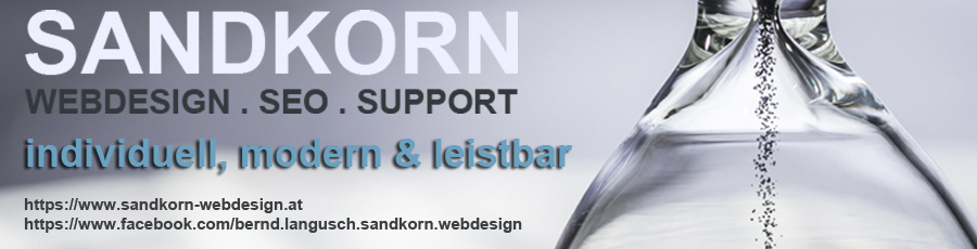 sandkorn webdesign, seo, support